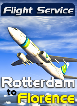 Perfect Flight - Flight Service HV822 - Rotterdam to Florence