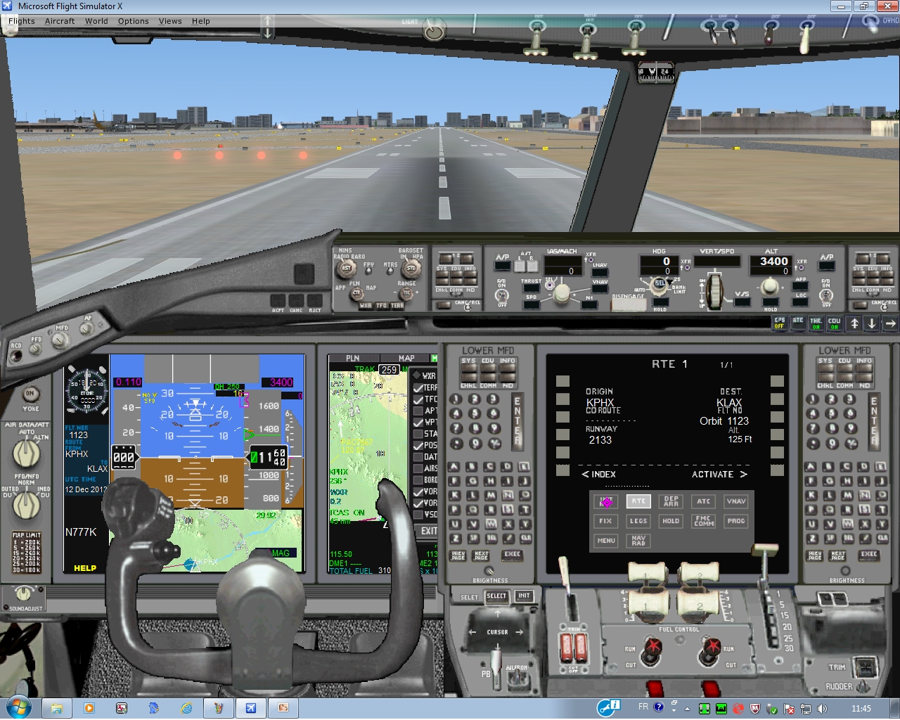 Как загрузить план полета в fmc x plane 11